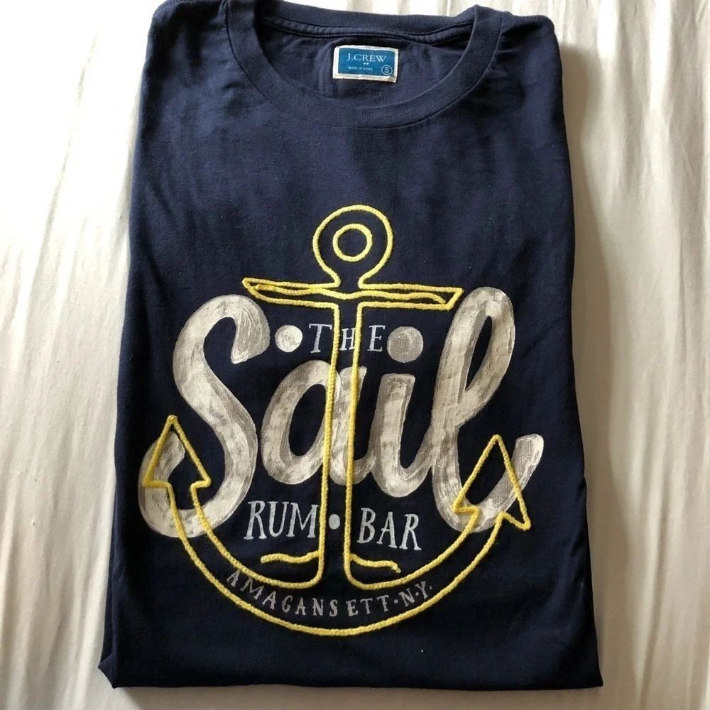 J. Crew Knitted Graphic Tee